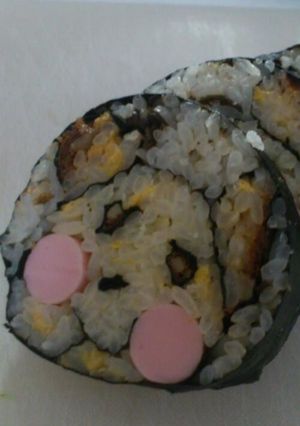 キャラ弁 ピカチュウ?太巻-レシピのメイン写真