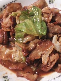 焼き肉のタレで簡単豚バラレタス炒め-レシピのメイン写真