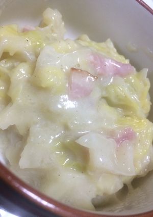 クリームキャベツ ♡ノンオイル-レシピのメイン写真