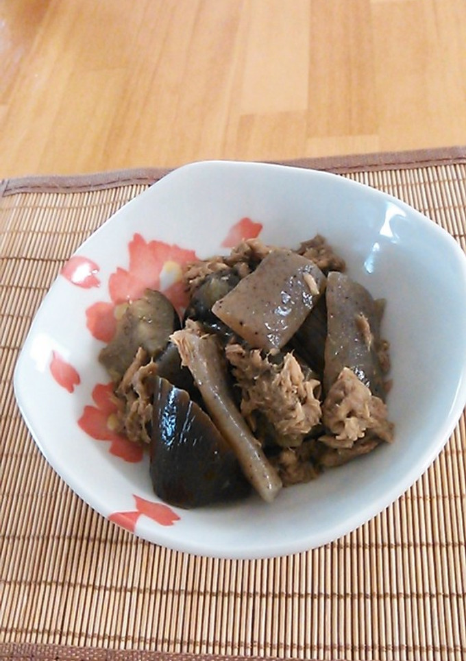ナスとツナの煮物-レシピのメイン写真