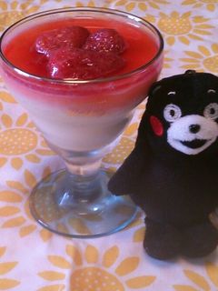 とっても簡単でヘルシー★豆乳いちごプリン-レシピのメイン写真