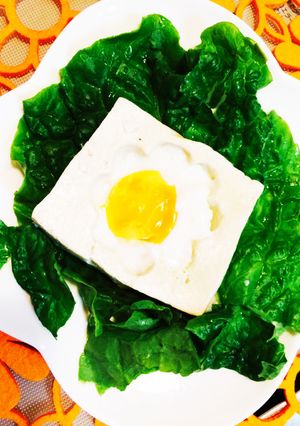 目玉焼きのとうふ⁇^ ^-レシピのメイン写真