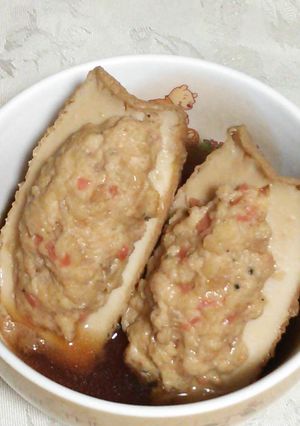 厚揚げの肉詰め♪-レシピのメイン写真