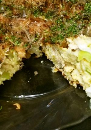 フライパンで焼く フワフワお好み焼き-レシピのメイン写真
