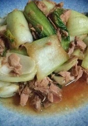 チンゲン菜のｼｰﾁｷﾝ炒め-レシピのメイン写真
