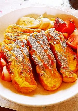 すぐ焼ける！とろ～っとフレンチトースト♡-レシピのメイン写真