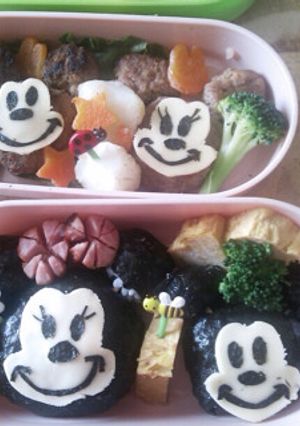 ミッキーのキャラ弁-レシピのメイン写真