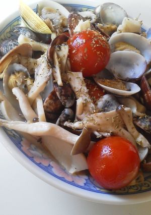 きのことあさりのイタリア風炒め-レシピのメイン写真