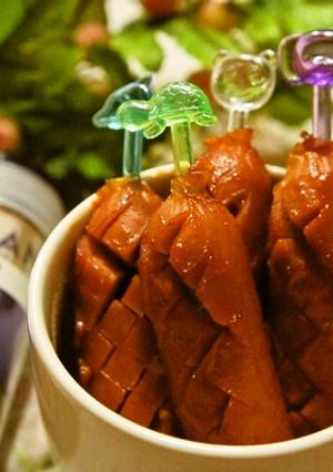 パプリカパウダーdeピリ辛甘いウインナー-レシピのメイン写真