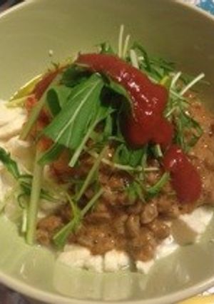 キムチ納豆奴〜オリーブオイル仕立て〜-レシピのメイン写真