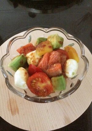 アボカドとサーモンの中華サラダ-レシピのメイン写真