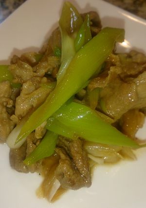 糖質制限♪豚肉とﾈｷﾞの醤油炒め★-レシピのメイン写真