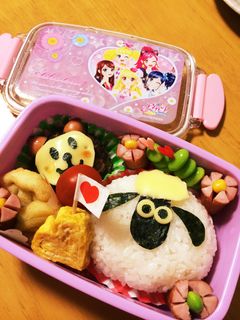 キャラ弁 ひつじのショーン-レシピのメイン写真