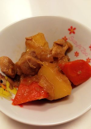 水なし!甘めの鶏肉じゃが-レシピのメイン写真