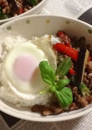 家にある材料で♪子供も大好きガパオライス-レシピのメイン写真