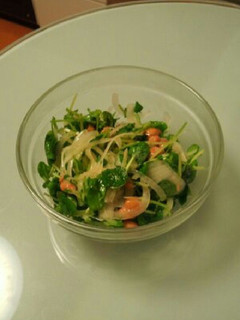 豆苗の納豆サラダ-レシピのメイン写真