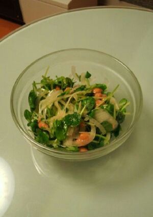 豆苗の納豆サラダ-レシピのメイン写真