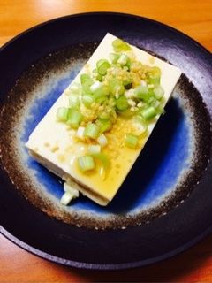 夏は手軽に!ねぎ塩やっこ-レシピのメイン写真