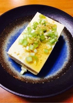 夏は手軽に!ねぎ塩やっこ-レシピのメイン写真