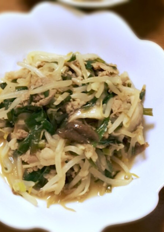 豚肉のもやし炒め-レシピのメイン写真