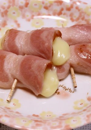 お弁当♪チーズのベーコン巻き♡-レシピのメイン写真