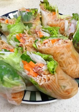 生春巻きピビン麺-レシピのメイン写真