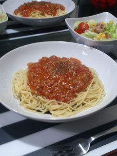 簡単☆ミートソースパスタ-レシピのメイン写真