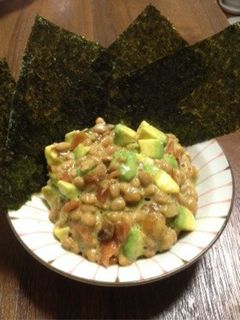 おつまみ納豆 のり巻き-レシピのメイン写真