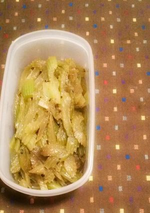 セロリのきんぴら-レシピのメイン写真
