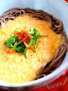 卵と大和芋のとろふわあったか山かけ蕎麦☆-レシピのメイン写真