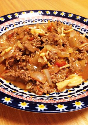 市販ルー無し〜ハヤシライス風牛トマト煮〜-レシピのメイン写真