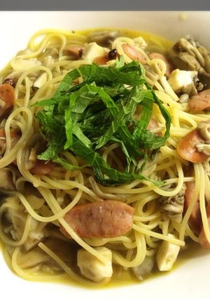 舞茸ピリ辛和風パスタ♪-レシピのメイン写真