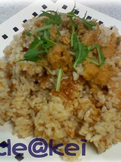 ウニとホタテの炊き込みご飯♪-レシピのメイン写真