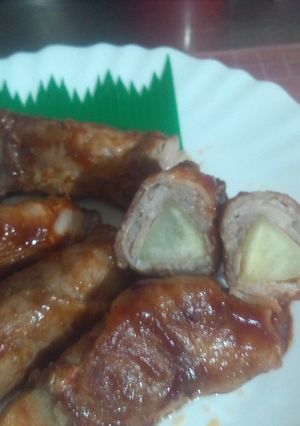 お弁当に豚肉のポテト巻き-レシピのメイン写真