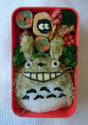 キャラ弁トトロおにぎり☆まっくろくろすけ-レシピのメイン写真