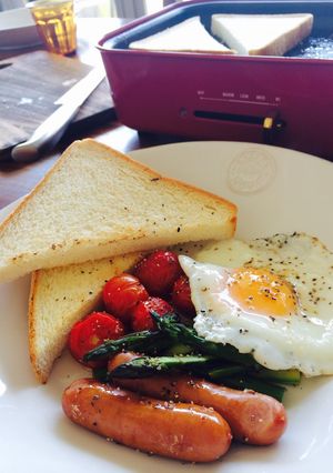 ホットプレートで作る週末ブランチ-レシピのメイン写真