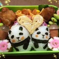 キャラ弁パンダ-レシピのメイン写真