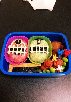 ☆キャラ弁☆〜トッキュウ1号4号〜-レシピのメイン写真