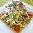 夏に向けて~野菜たっぷりサラダ蕎麦♪