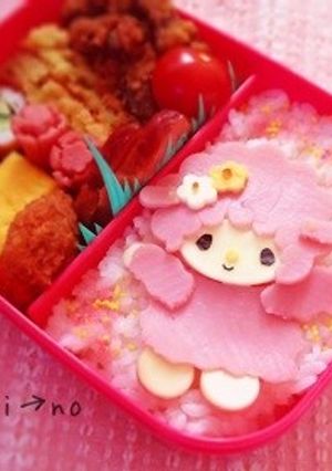 キャラ弁☆ピアノちゃんのお弁当-レシピのメイン写真