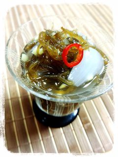 らっきょう入りもずく酢-レシピのメイン写真