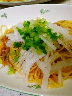 超簡単!なめたけ入り和風パスタ-レシピのメイン写真