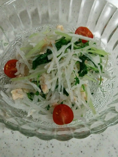大根と水菜のツナサラダ-レシピのメイン写真