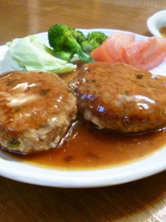 和風あんかけハンバーグ♪-レシピのメイン写真