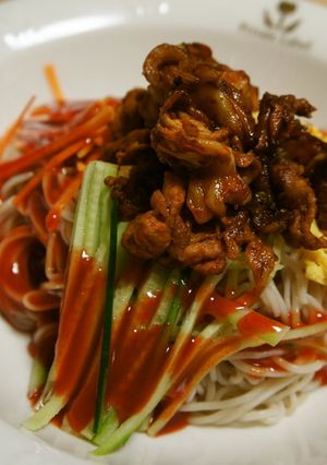 徳山冷麺でスタミナＵＰ！豚キムピビン麺♪-レシピのメイン写真