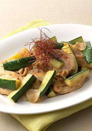 ズッキーニと鶏むね肉のマヨネーズソテー-レシピのメイン写真