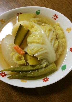 春キャベツと新玉ねぎのなんちゃってポトフ-レシピのメイン写真