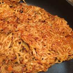 のびたカップ焼きそばで絶品カタ焼きそば-レシピのメイン写真