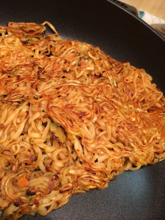 のびたカップ焼きそばで絶品カタ焼きそば-レシピのメイン写真