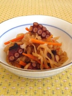 たこと切干し大根の煮物-レシピのメイン写真